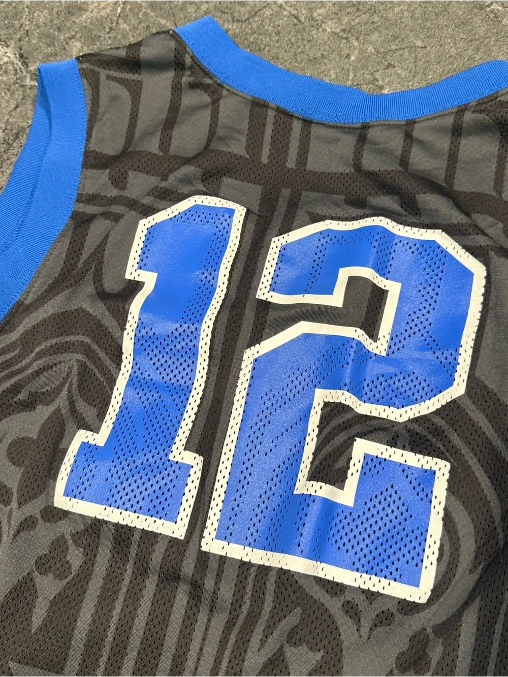 Nike Duke Blue devils #12 swingman jersey black blue men’s large